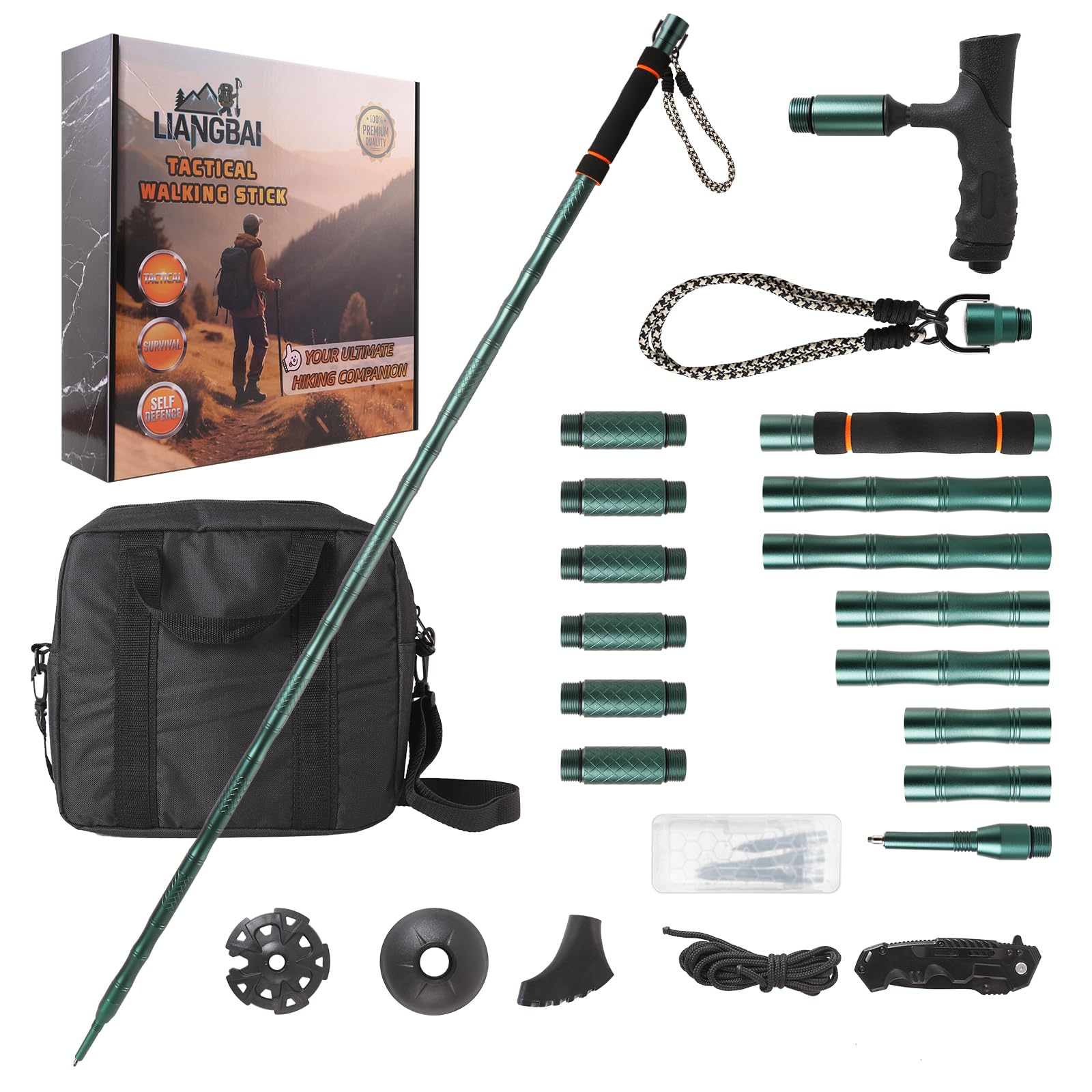 KEYPOWER Detachable Hiking Pole