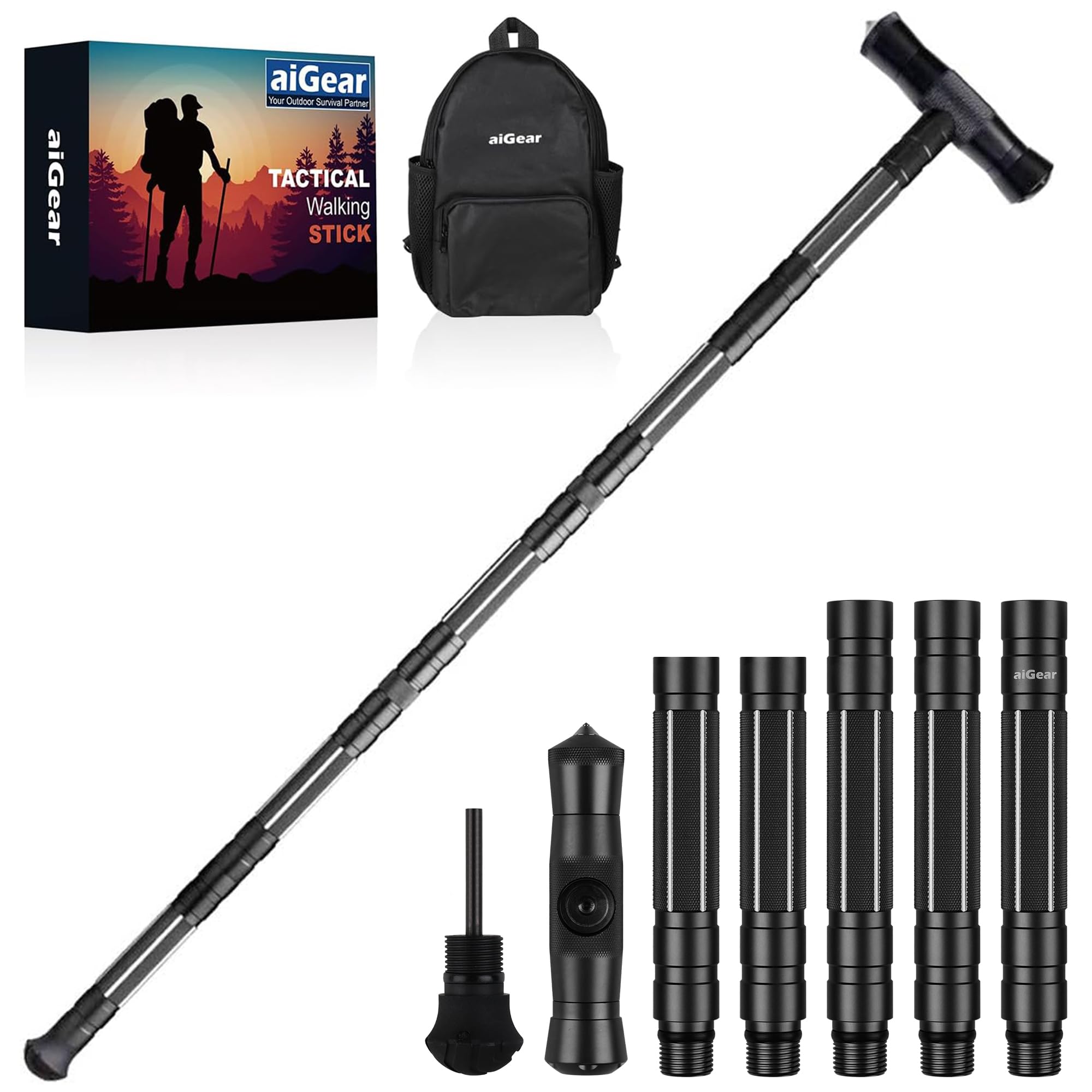 aiGear Tactical Hiking Staff