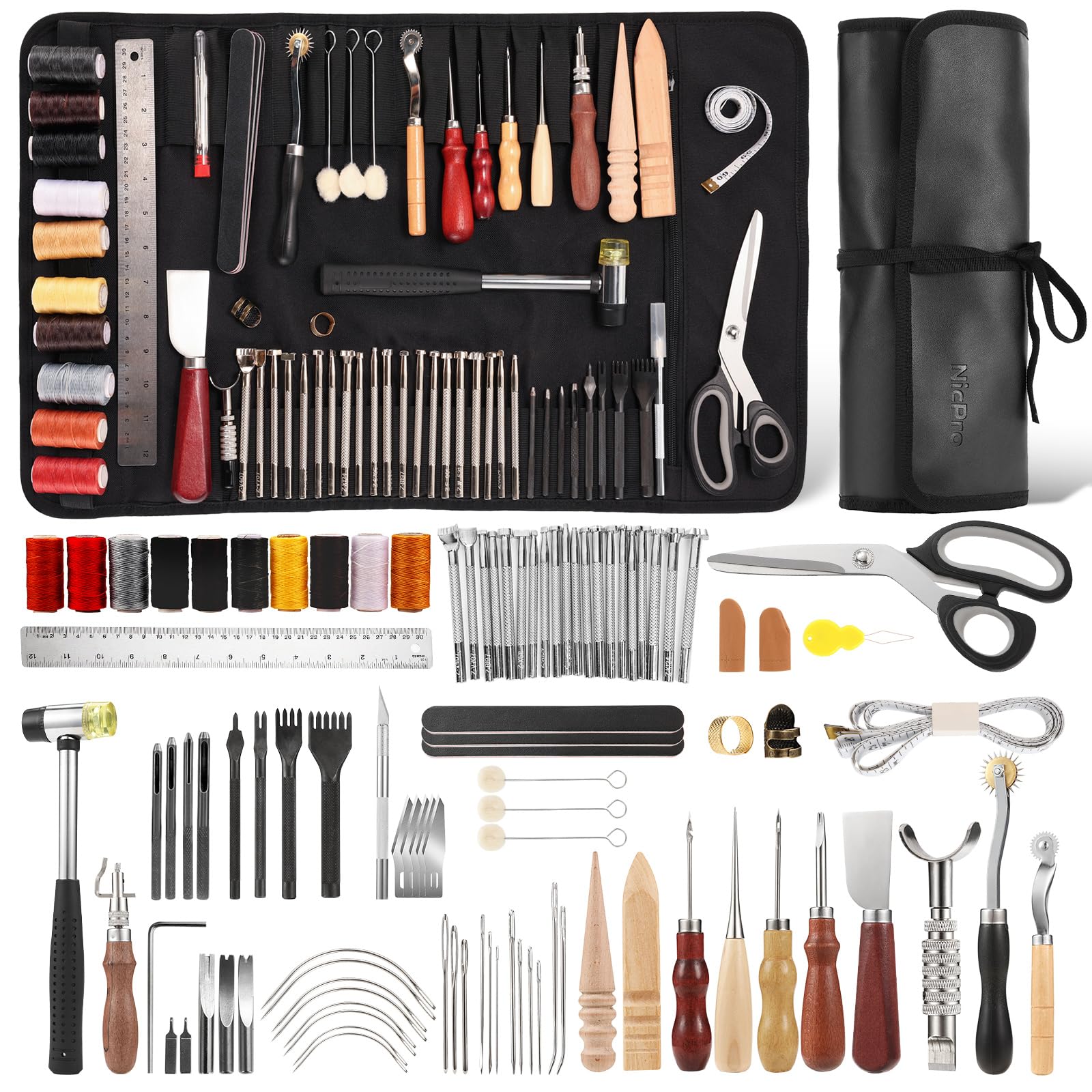 Nicpro Leather Tooling Kit