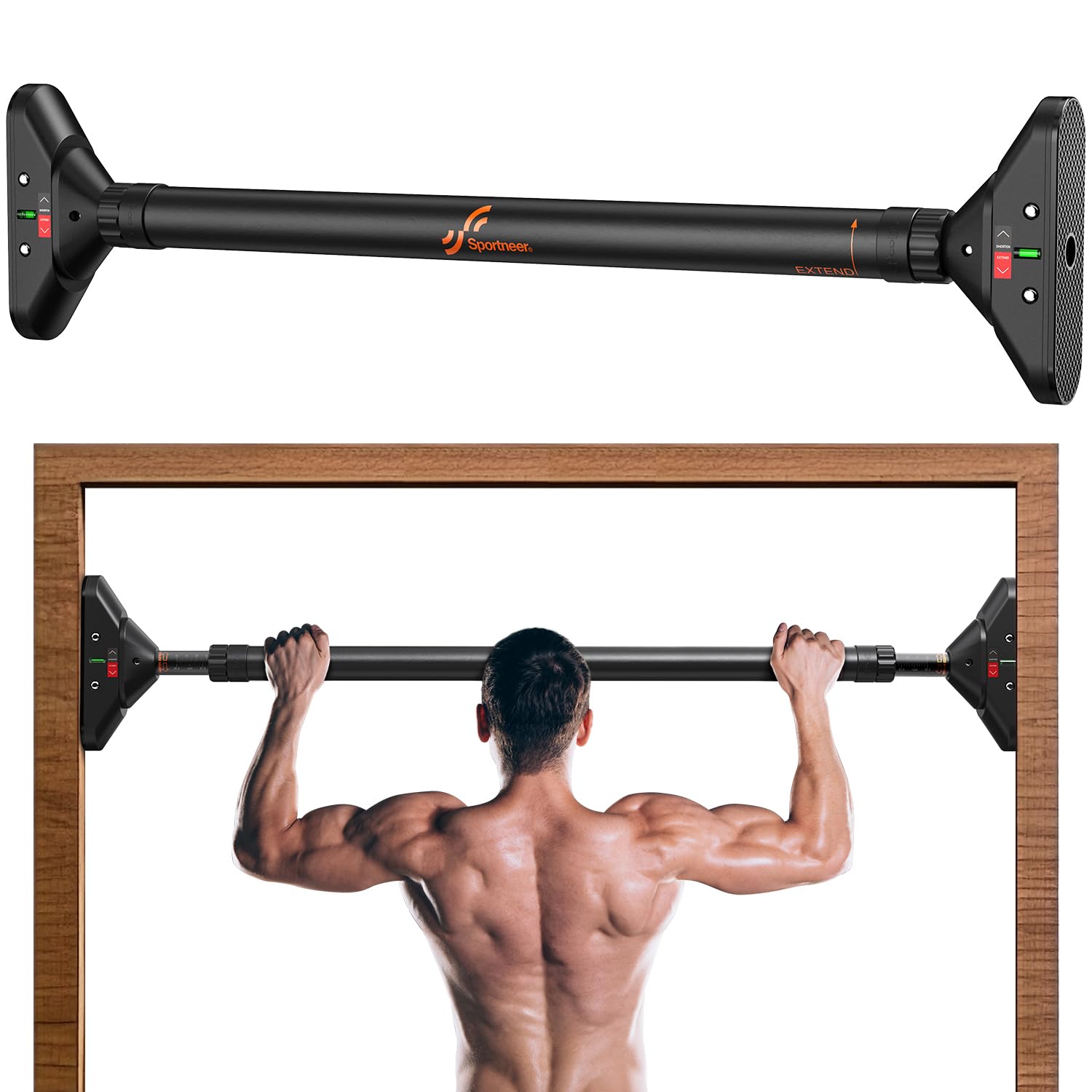 Sportneer Adjustable Doorway Pull Up Bar
