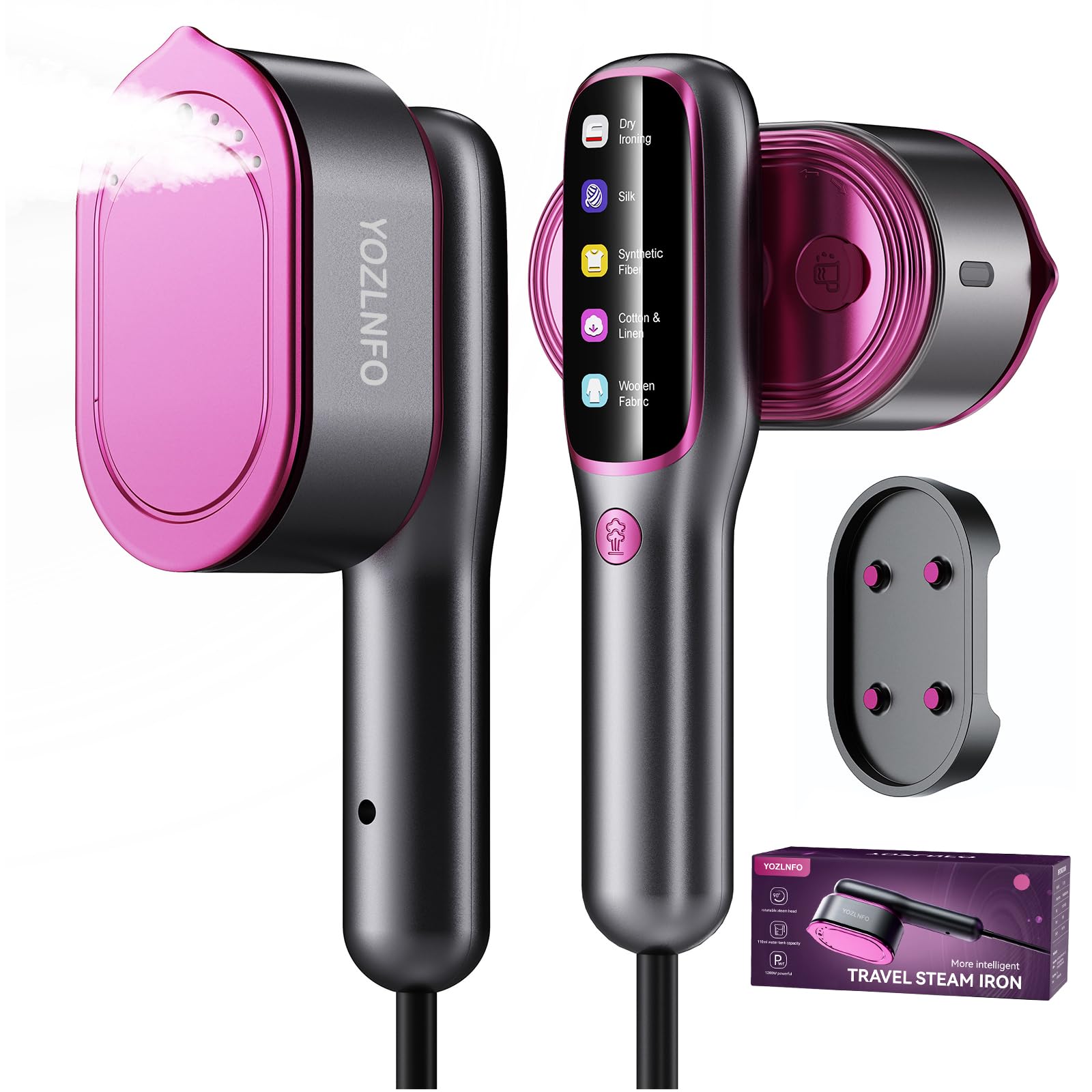 YOZLNFO Travel Steamer Iron