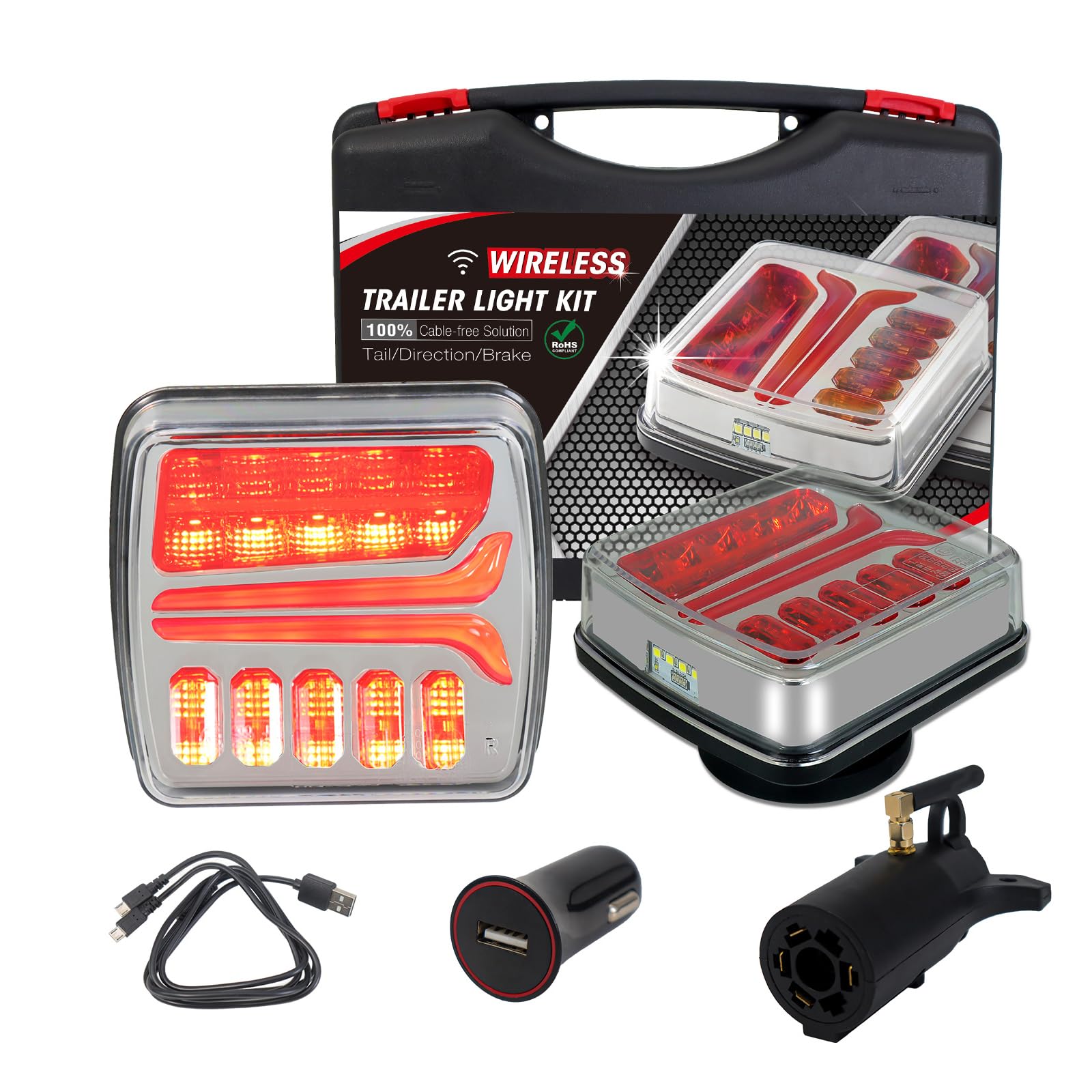 NeaLia Magnetic Wireless Trailer Lights