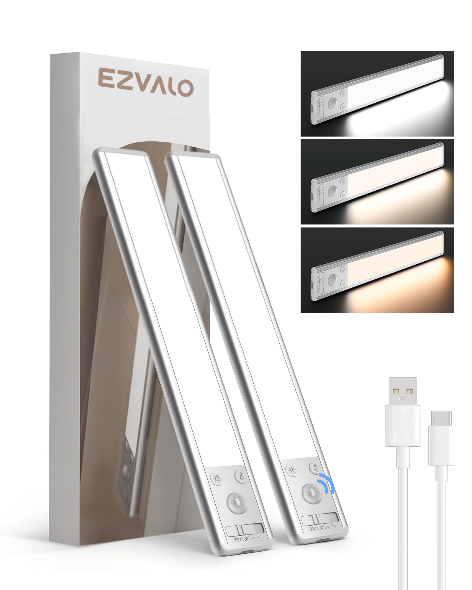 EZVALO Dimmable Motion Sensor Lights